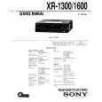 SONY XR-1300 Service Manual