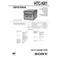 SONY HTCNX1 Service Manual