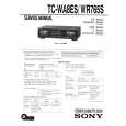 SONY TCWR765S Service Manual
