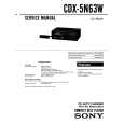SONY CDX-5N63W Service Manual