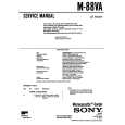 SONY M-88VA Service Manual