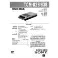 SONY TCM828 Service Manual