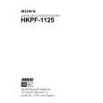 SONY HKPF-1125 Service Manual