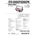 SONY CFD-G555CP Service Manual