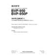 SONY BVP-950P Service Manual
