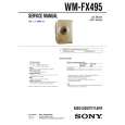 SONY WMFX495 Service Manual
