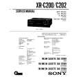 SONY XR-C202 Service Manual