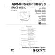 SONY GDM400PS/PST/PST9 Service Manual