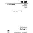 SONY RMX41 Service Manual