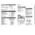 SONY CFS-W450 Owners Manual