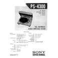 SONY PS4300 Service Manual