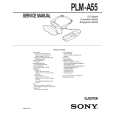SONY PLMA55 Owners Manual