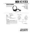 SONY MDRV2EX Service Manual