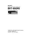 SONY BVT800PS Service Manual
