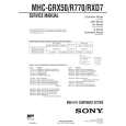 SONY MHCR770 Service Manual