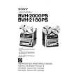 SONY BVH-2000PS VOLUME 2 Service Manual