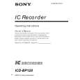 SONY ICD-BP120 Owners Manual