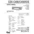 SONY CDX-C490RDS Service Manual