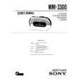 SONY WM-3300 Service Manual