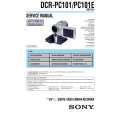 SONY DCRPC101E Service Manual