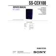 SONY SSCEX100 Service Manual