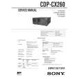SONY CDPCX260 Service Manual