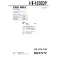 SONY HT4850DP Service Manual