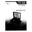 SONY PS230 Service Manual