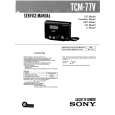 SONY TCM77V Service Manual