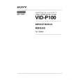 SONY VID-P100 Owners Manual