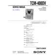 SONY TCM400DV Service Manual