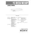 SONY YS-W230 Service Manual