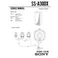 SONY SS-A30DX Service Manual