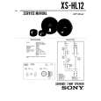 SONY XSHL12 Service Manual
