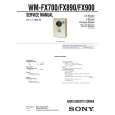 SONY WM-FX700 Service Manual