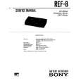 SONY REF8 Owners Manual