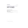 SONY ICF-C503 Owners Manual