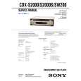 SONY CDX-S2000S Service Manual