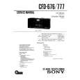 SONY CFD-777 Service Manual