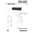 SONY CDX4280 Service Manual