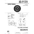 SONY XSF1721 Service Manual