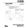 SONY D-824K Service Manual