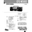 SONY CFSW500S Service Manual