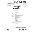 SONY ECM-360 Service Manual