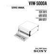 SONY VIW-5000A Service Manual