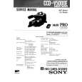 SONY CCDV5000E Service Manual