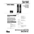 SONY SA-VA1 Service Manual