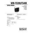 SONY WM-FS400 Service Manual