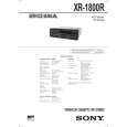 SONY XR1800R Service Manual