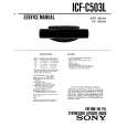 SONY ICF-C503L Service Manual